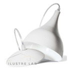 Kit 2 Luminárias Pendente Gota Branca