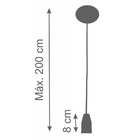 Kit 2 Luminárias Pendente Loose Dourado Mate Sala Cozinha