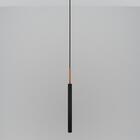 Kit 2 Luminárias Pendente Teto Tubo Sala Preto Cobre 40cm