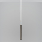 Kit 2 Luminárias Tubo Pendente Teto Mesa Sala Bronze 40cm