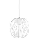 Kit 2 Lustre Pendente Esfera Capella Orion Branc Sala Quarto