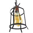 Kit 2 Lustre Pendente Rustico Coutry Texas 1001/1 Pt/cobre