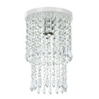 Kit 2 Lustre Plafon Spark + Lustre Plafon Manucrillic Branco