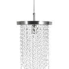 Kit 2 Lustre Redondo Crilik Ls7301 Cromado C/lamp.s