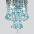 Kit 2 Lustres Brilhantes Para Sala De Estar Com Base De Inox