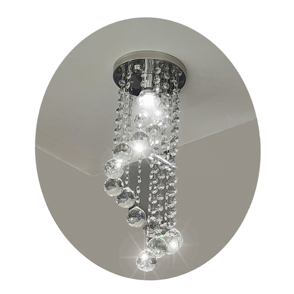 Kit 2 Lustres De Cristal Para Sala Quarto