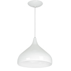 Kit 2 Lustres Pendente Aladim Branco 24cm