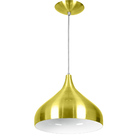 Kit 2 Lustres Pendente Aladim Dourado 24cm