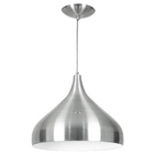 Kit 2 Lustres Pendente Aladim Escovado 31cm