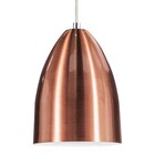 Kit 2 Lustres Pendente Cone New Cobre Sala Cozinha Quarto