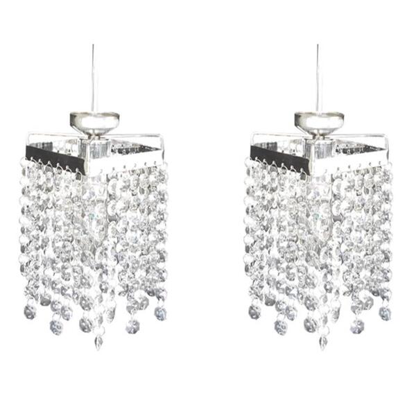 Kit 2 Lustres Pendentes Cristal Legítimo Ac66