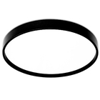 Kit 2 Lustres Plafon Space Redondo Preto 33x3.5 Cm 4000k