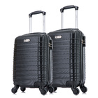 Kit 2 Malas De Viagem De Bordo Pp E P Detroit Swiss Move Preta