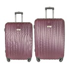 Kit 2 Malas De Viagem Vertical Vinho M G Vinho