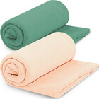 Kit 2 Manta Cobertor Casal Microfibra Soft Macia 180x220cm Ca