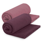 Kit 2 Manta Cobertor Casal Microfibra Soft Macia 180x220cm Ca