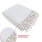 Kit 2 Mantas Para Sofá Tipo Capa Sofá 2,40x1,80 Várias Cores