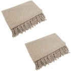 Kit 2 Mantas Para Sofá Tipo Capa Sofá 2,40x1,80 Várias Cores