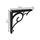 Kit 2 Mãos Francesas 20 X 20 Cm Direita/esquerda Suporte Prat