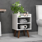 Kit 2 Mesa Cabiceira Moderno Tripé Quarto Suíte Sala Palito