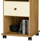 Kit 2 Mesas Cabeceira Com Rodizios Ot38 Mpri