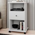 Kit 2 Mesas Cabeceira Com Rodizios Ot38 Mpri