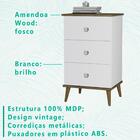 Kit 2 Mesas Cabeceira Retro 3 Gav Rv107 Mpri