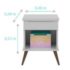 Kit 2 Mesas De Apoio Infantil Retrô Melinda Com 1 Gaveta - Ph