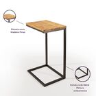 Kit 2 Mesas De Apoio Para Sofá Estilo Industrial