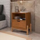 Kit 2 Mesas De Cabeceira 1 Gaveta 004015 Dcasa