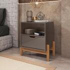 Kit 2 Mesas De Cabeceira 1 Gaveta 004015 Dcasa