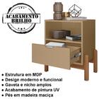 Kit 2 Mesas De Cabeceira 1 Gaveta 004015 Dcasa