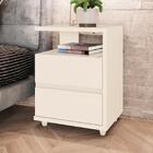 Kit 2 Mesas De Cabeceira 2 Gavetas 48 Cm Campeche Henn