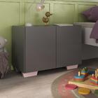 Kit 2 Mesas De Cabeceira 2 Portas E Pés Multimóveis Mp4139