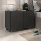 Kit 2 Mesas De Cabeceira 2 Portas E Pés Multimóveis Mp4139