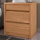 Kit 2 Mesas De Cabeceira 3 Gavetas 004002 Dcasa