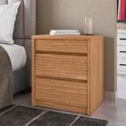 Kit 2 Mesas De Cabeceira 3 Gavetas 004002 Dcasa