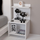 Kit 2 Mesas De Cabeceira  Moderna Decorativo Mdf