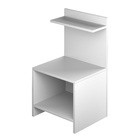 Kit 2 Mesas De Cabeceira  Moderna Decorativo Mdf