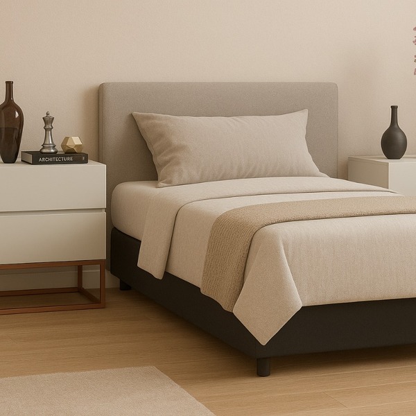 Kit 2 Mesas De Cabeceira  Off White Moderna Em MDF/MDP Estilo