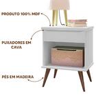 Kit 2 Mesas De Cabeceira Branco Yunk Shop Jm Baby