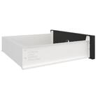 Kit 2 Mesas de Cabeceira Mesinhas Quarto Com Nicho e Gavetas