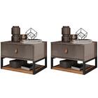 Kit 2 Mesas De Cabeceira Suspensa 1 Gaveta 00414 Dcasa