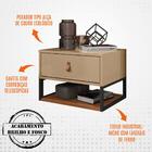 Kit 2 Mesas De Cabeceira Suspensa 1 Gaveta 00414 Dcasa