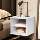 Kit 2 Mesas De Cabeceira Suspensa Mark - Branco