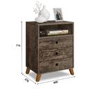 Kit 2 Mesas De Cabeceiras Retro Pe Palito Castani