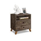 Kit 2 Mesas De Cabeceiras Retro Pe Palito Castani