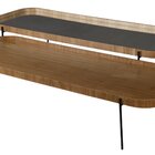 Kit 2 Mesas De Centro 100x46cm Onix Cinamomo