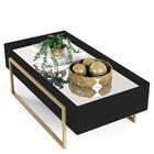 Kit 2 Mesas De Centro Espelhada Para Sala De Estar D04 Sirius