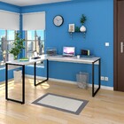 Kit 2 Mesas De Escritório Em L 150x150 Studio Industrial M18